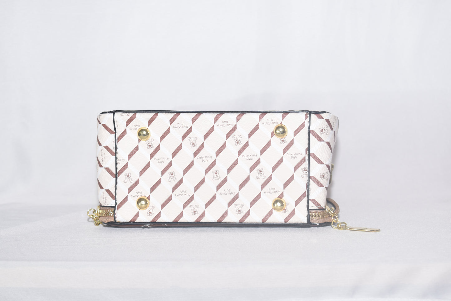 ISHAAYA Stylish Rectangle Sling Bag (Off White)
