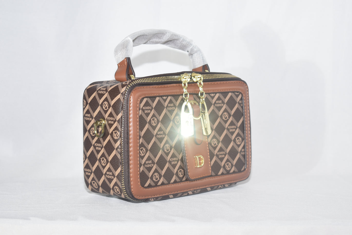 ISHAAYA Stylish Rectangle Sling Bag (Brown)