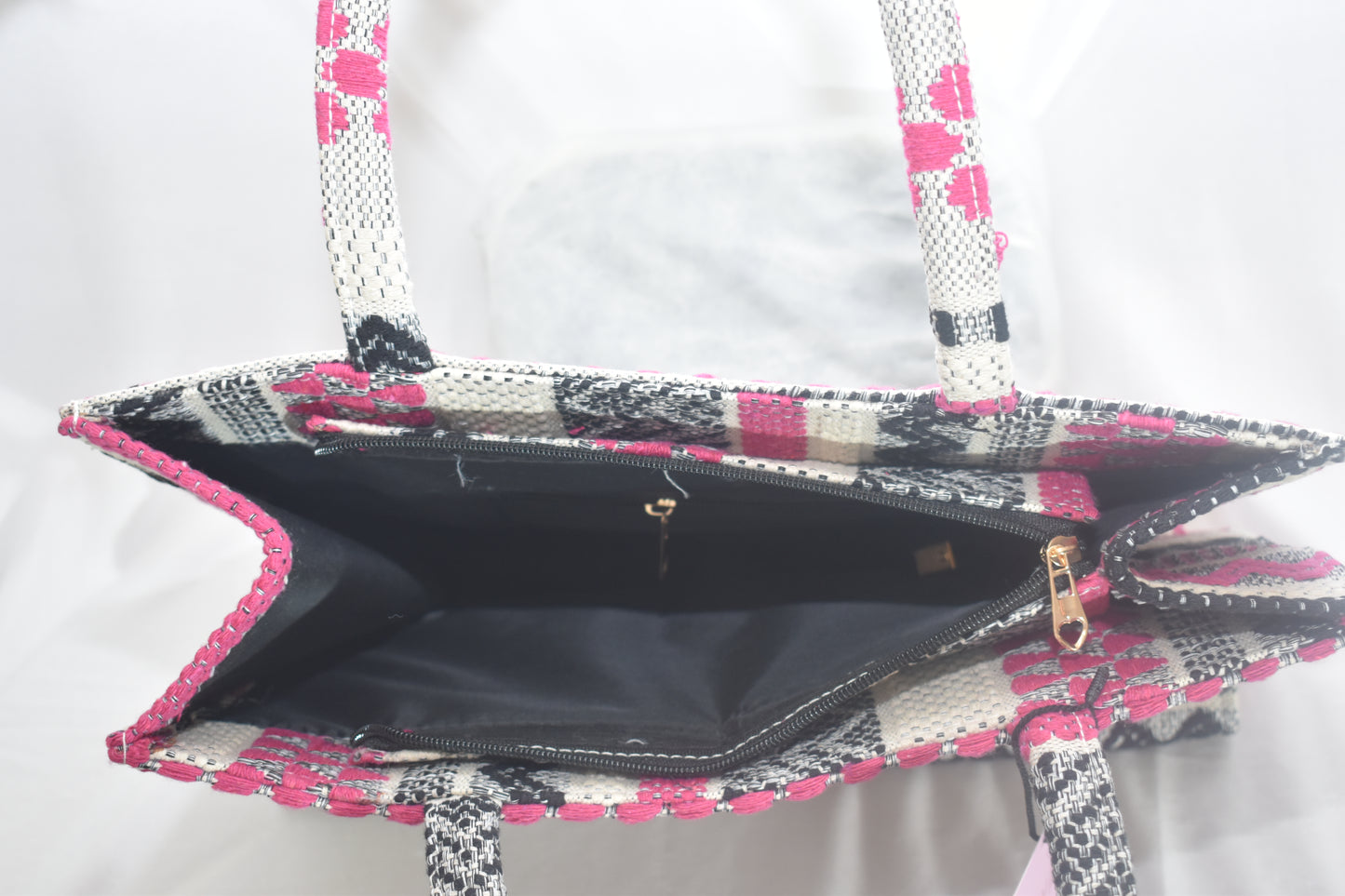 ISHAAYA Stylish Spacious Tote Bag (Pink)