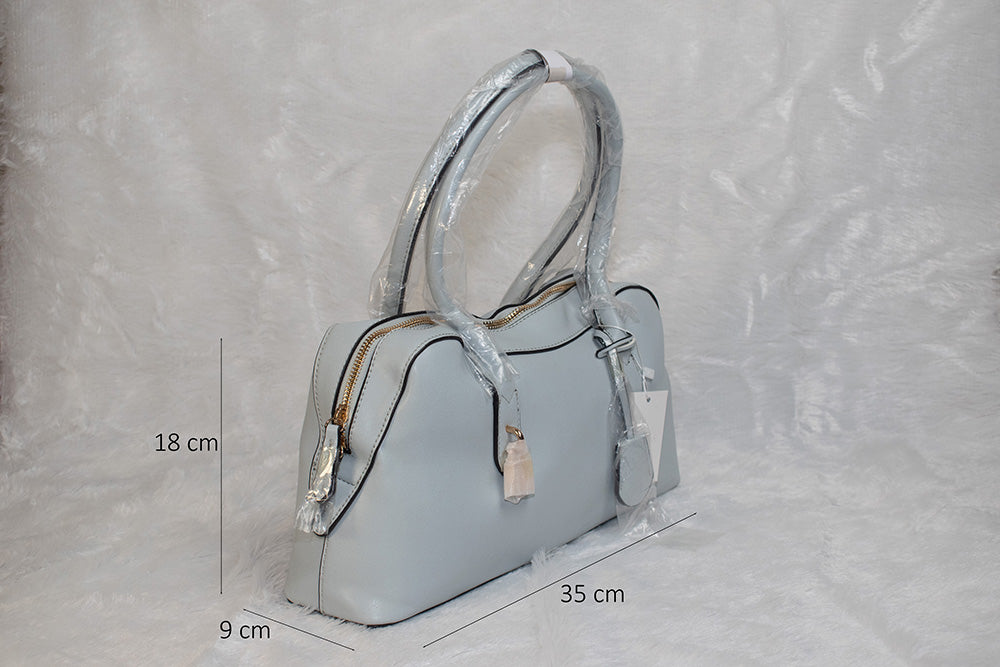 ISHAAYA Ladies Stylish Satchel Handbag (Sky Blue)