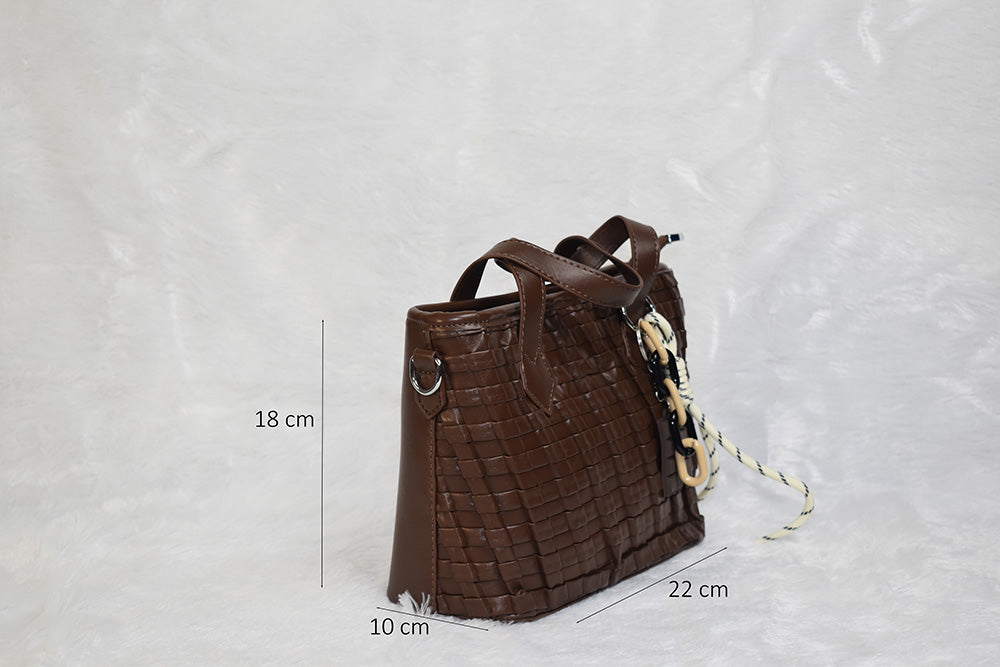 ISHAAYA Ladies Stylish Handbag (Coffee)