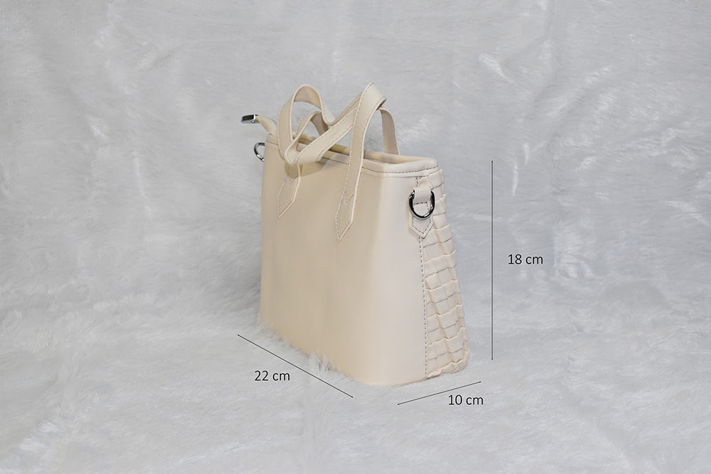 ISHAAYA Ladies Stylish Handbag (Off White)