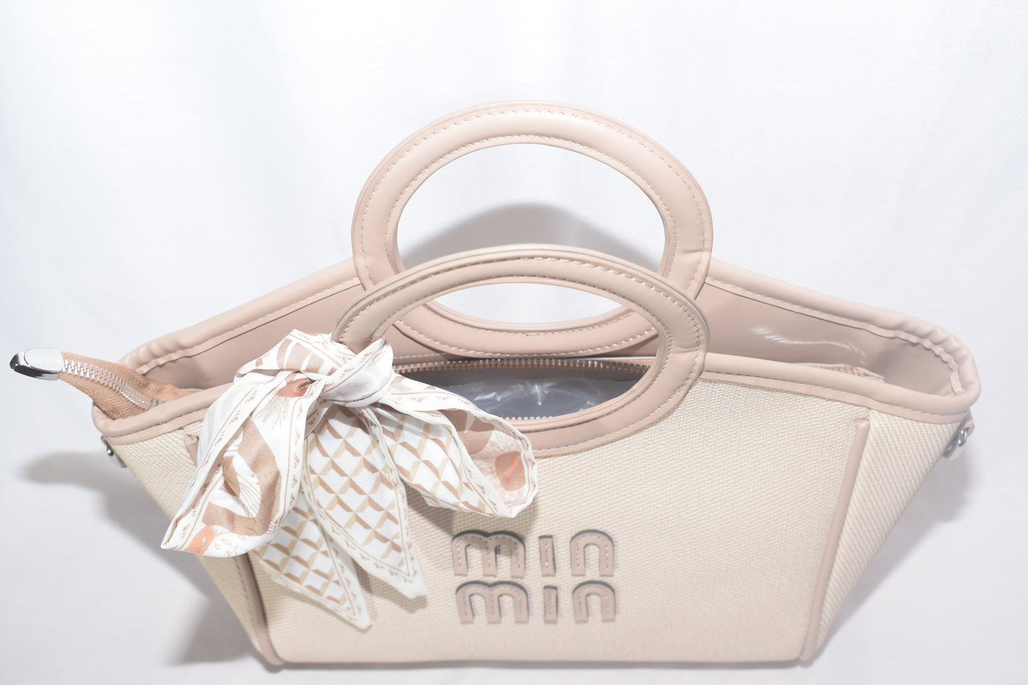 ISHAAYA Designer Stylish Handbags (Beige)