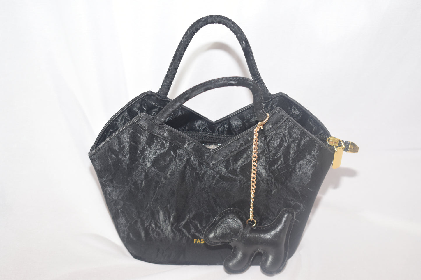 ISHAAYA Designer Velvet Bags (Black)