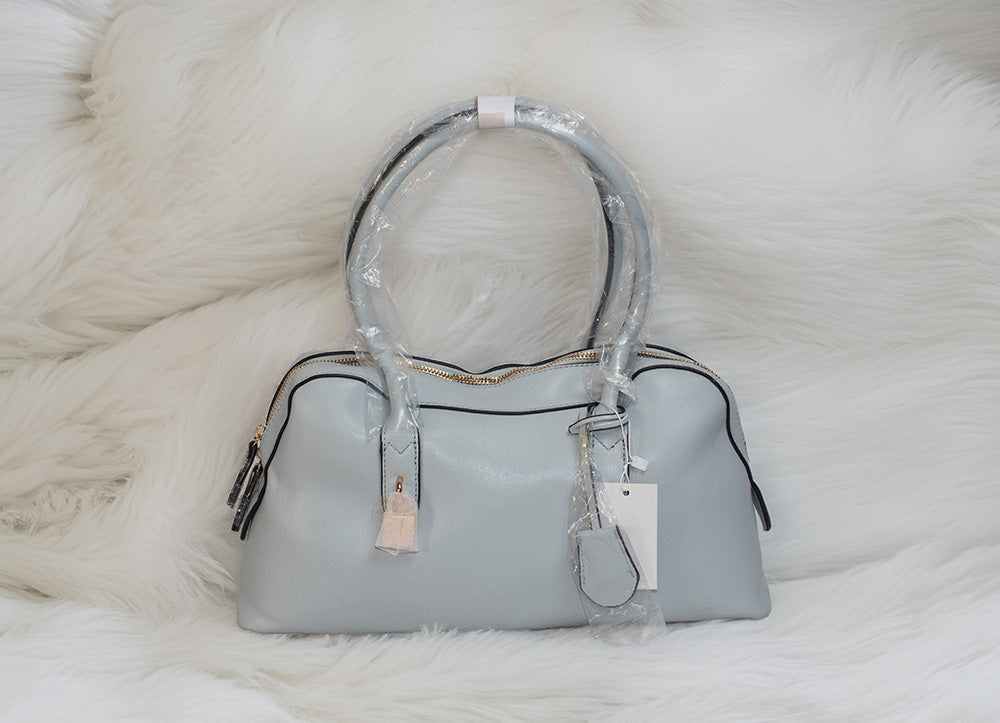 ISHAAYA Ladies Stylish Satchel Handbag (Sky Blue)