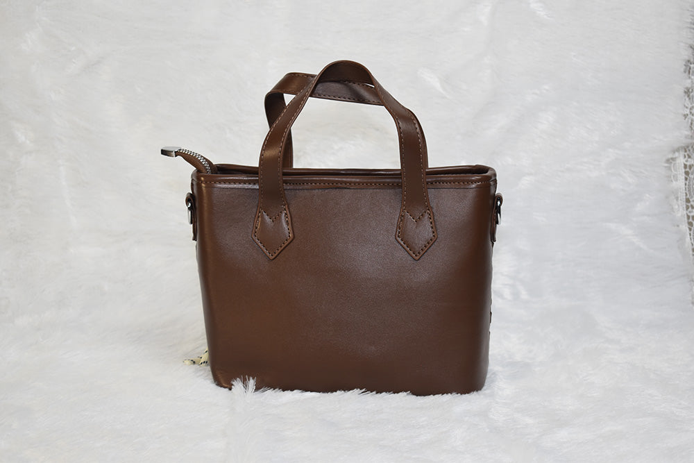 ISHAAYA Ladies Stylish Handbag (Coffee)