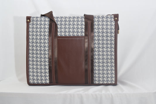ISHAAYA Stylish Spacious Laptop Double Sleeved Tote Bags