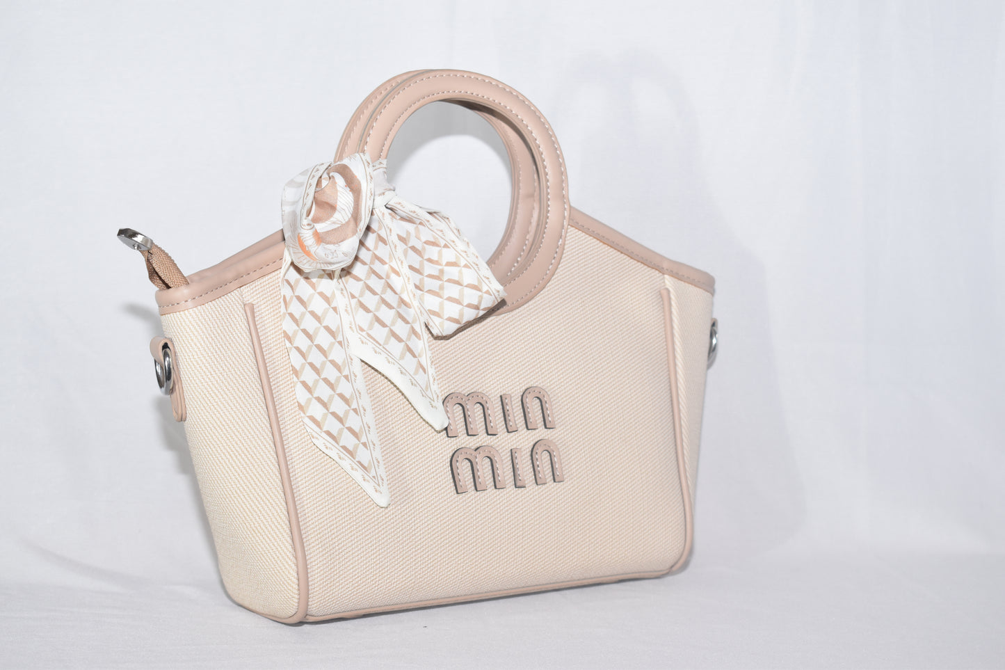 ISHAAYA Designer Stylish Handbags (Beige)