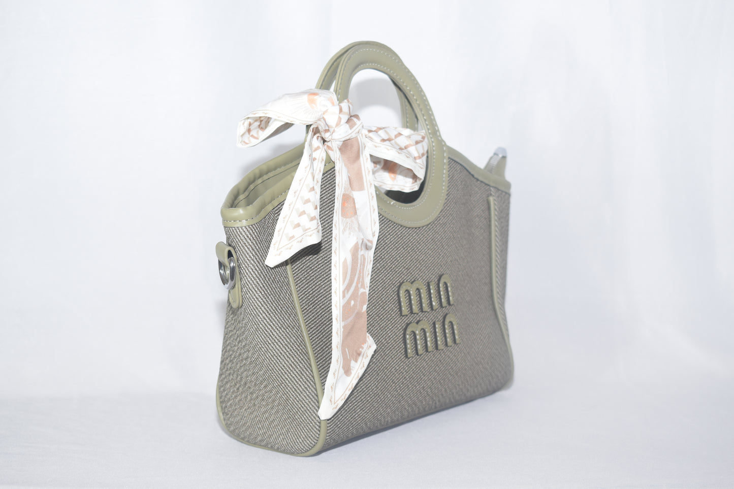 ISHAAYA Designer Stylish Medium Handbags (Olive Green)