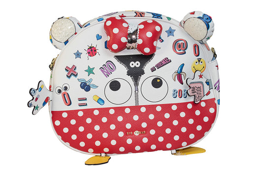 ISHAAYA kids spacious travelling bag cum bag pack(Attractive White)